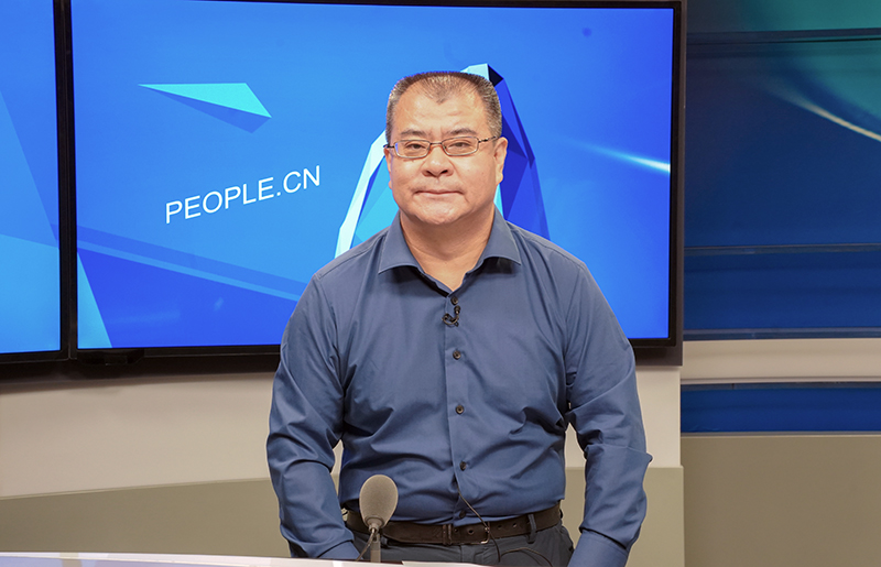 中國(guó)東方演藝集團(tuán)黨委書記、董事長(zhǎng)景小勇接受人民網(wǎng)專訪。