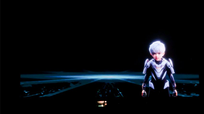 人民網(wǎng)原創(chuàng)虛擬主持人白澤。主辦方供圖