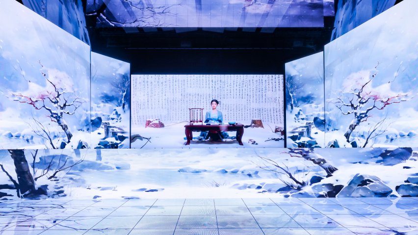 網(wǎng)易云音樂(lè)與小冰公司推出虛擬歌手陳水若演唱《風(fēng)雪千千》。主辦方供圖